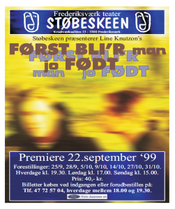 Først bliver man jo født - plakat